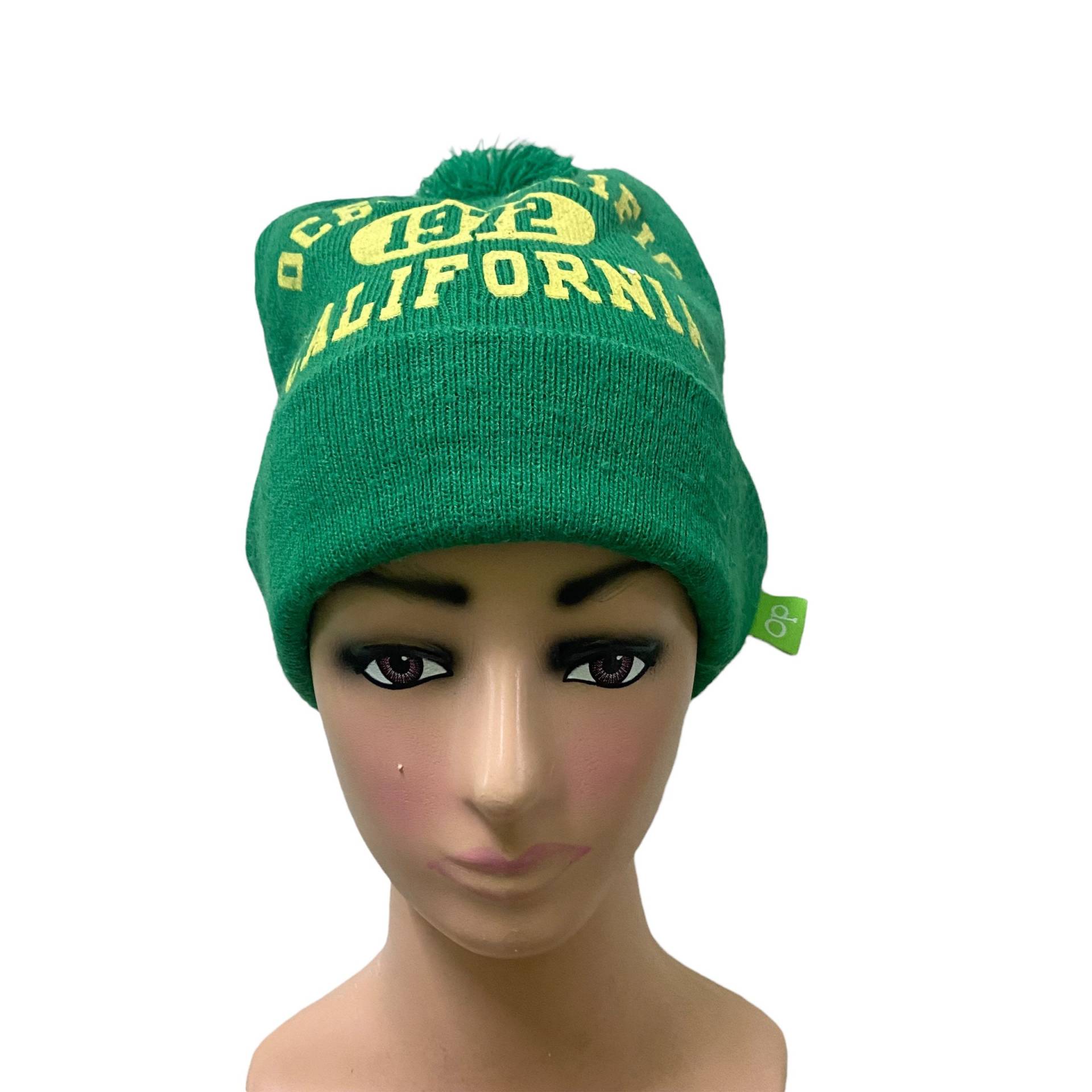 Vintage Ozean Pazifik Kalifornien Beanie Unisex Grün Farbe Vintage Ozean Pazifik Kalifornien Beanie Unisex Grün Farbe von DAMBROWNByDAM