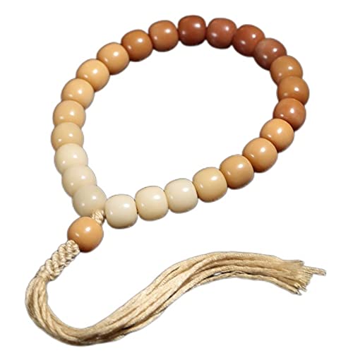 Bodhi Armbänder, Meditations Armbänder, Tibetisch-buddhistische Gebetsperlen, verwittertes Bodhi-Wurzel-Perlenarmband, Farbverlauf, Bodhi-Hand-haltender Rosenkranz for Männer und Frauen, Gebetsmeditat von DAMEINV