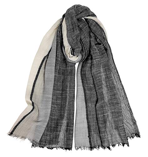 DAMILY Mode Männer Schal Herbst Winter Schal Weich und warm, H-Noir Multi, M von DAMILY