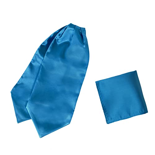 Dan Smith Ascot Herren-Krawatte, Satin, Krawatte, einfarbig, Ascot, Deep Sky Blue-c.c.aq.e.016, Einheitsgröße Dan Smith Ascot Herren-Krawatte, Satin, Krawatte, einfarbig, Ascot, Deep Sky Blue-c.c.aq.e.016, Einheitsgröße von DAN SMITH