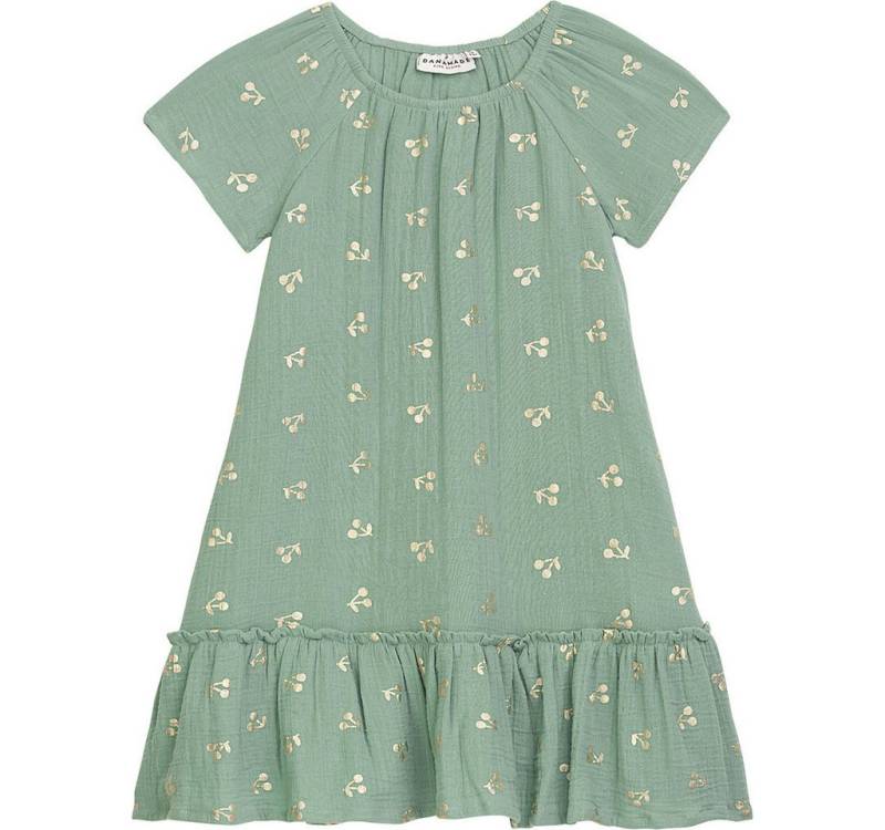 DANAMADE A-Linien-Kleid DIDABELLA (1-tlg) Didabella – Mädchen Kleid aus Musselin mit goldenen Kirsch-Details von DANAMADE