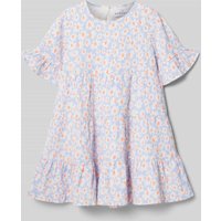 DANAMADE Kleid in Crinkle-Optik in Bleu, Größe 122 von DANAMADE