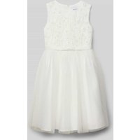 DANAMADE Kleid mit Rundhalsausschnitt in Ecru, Größe 140 von DANAMADE