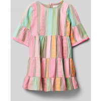 DANAMADE Kleid mit Volants in Rosa, Größe 110 von DANAMADE