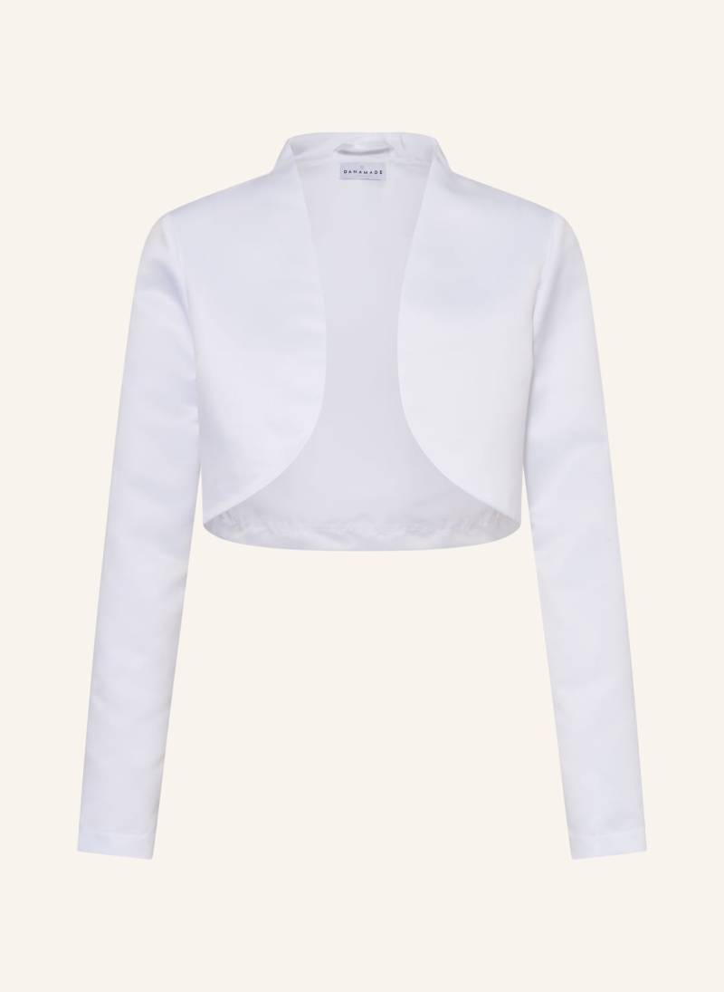 Danamade Bolero Dalani Aus Satin weiss von DANAMADE