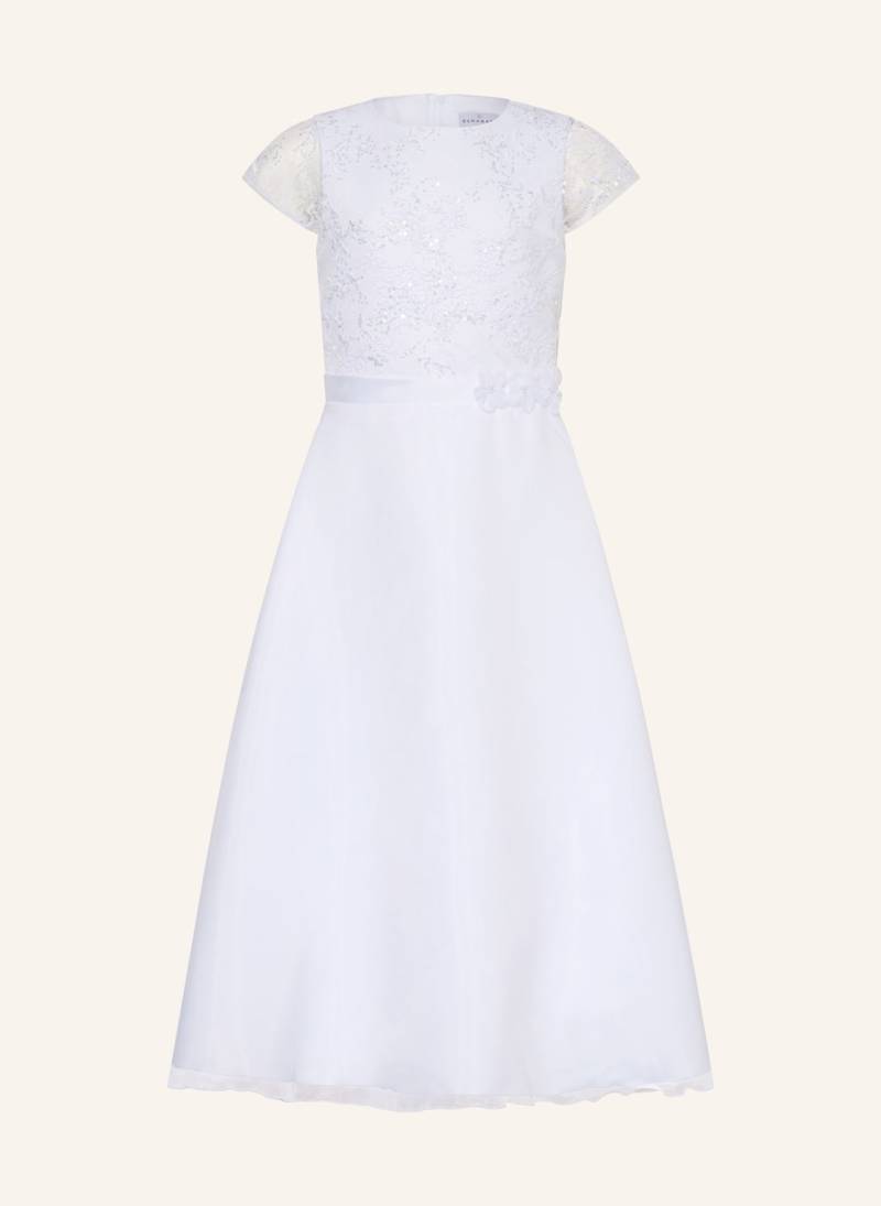 Danamade Kleid Mit Spitze Und Pailletten weiss von DANAMADE