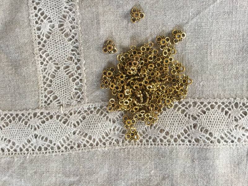 16Tlg. Antik Gold Perlenkappen 10 Mm von DANAROSE12