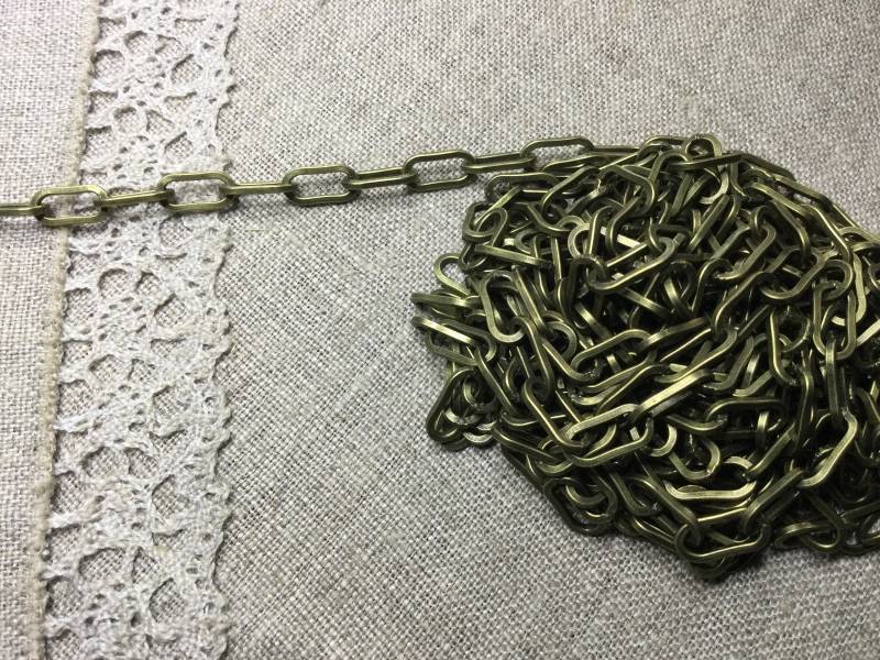 1M Antik-Bronze Gelötet Oval Kabelkette 10x5mm von DANAROSE12