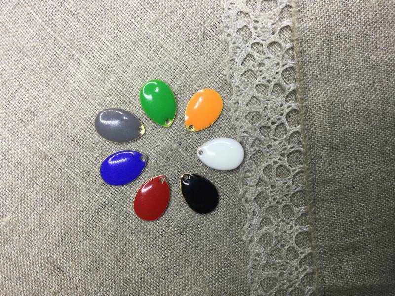7 Emaille Tropfen Anhänger Charms Bunt | 15 X 10 Mm von DANAROSE12