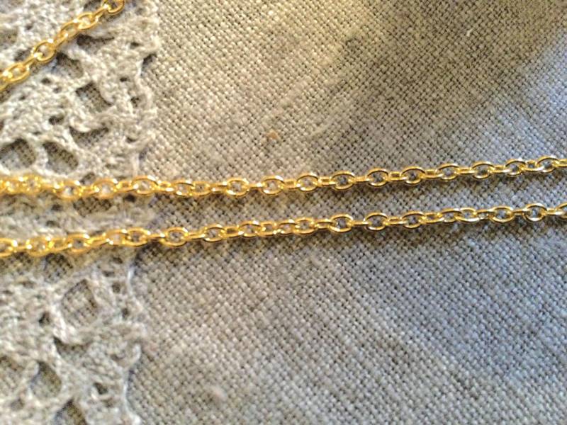 Eisen Kabelketten, Offene Link Oval, Bleifrei, Goldene Farbe, 3x2x0, 5 Mm von DANAROSE12