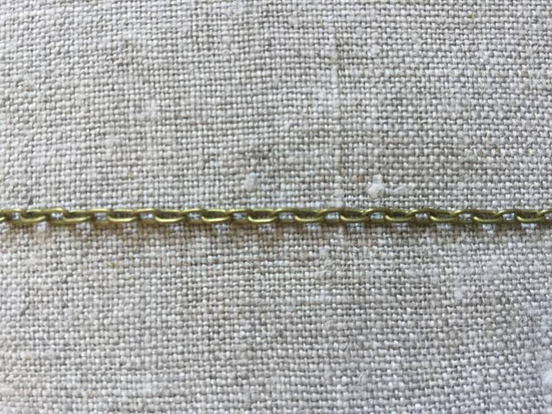 Gliederkette Bronzefarben Ca.2 X 3mm von DANAROSE12