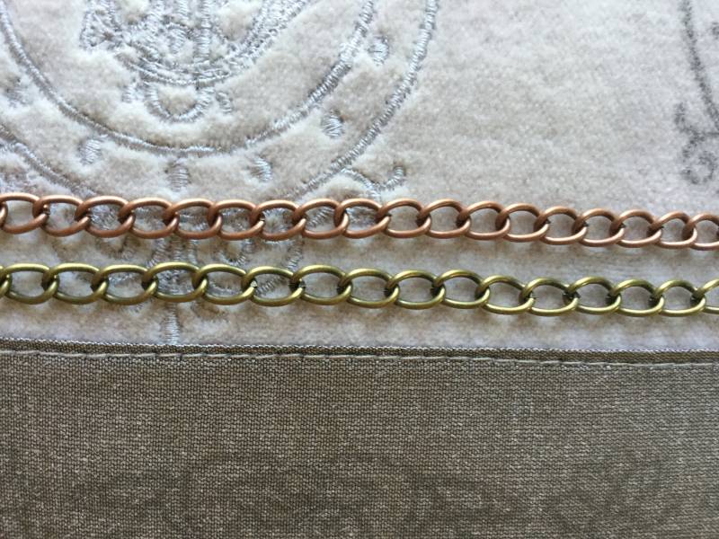 Panzerkette Antike Bronze/ Kupferfarbe 5 X 7 Mm von DANAROSE12