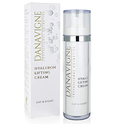 Danavigne Hyaluron Creme hochdosiert gegen Falten I Hyaluronsäure Creme für Frauen & Männer I Anti Aging Gesichtscreme mit Antifalten Soforteffekt I 1er Pack (1 x 50ml)… von DANAVIGNE