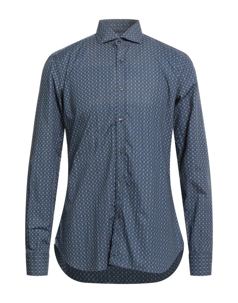 DANDYLIFE by BARBA Napoli Hemd Herren Taubenblau von DANDYLIFE by BARBA Napoli