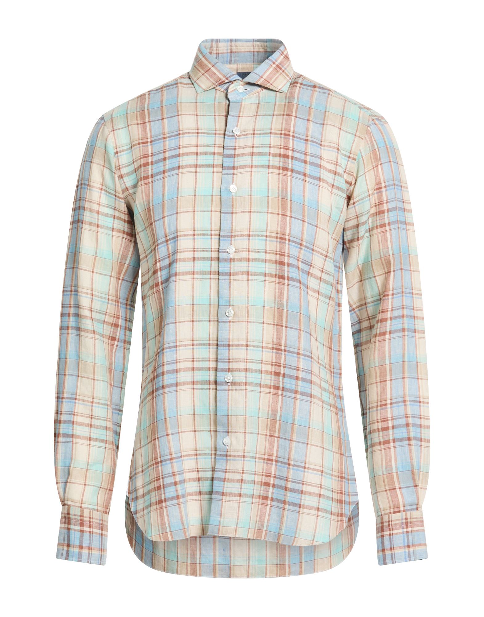 DANDYLIFE by BARBA Napoli Hemd Herren Beige von DANDYLIFE by BARBA Napoli