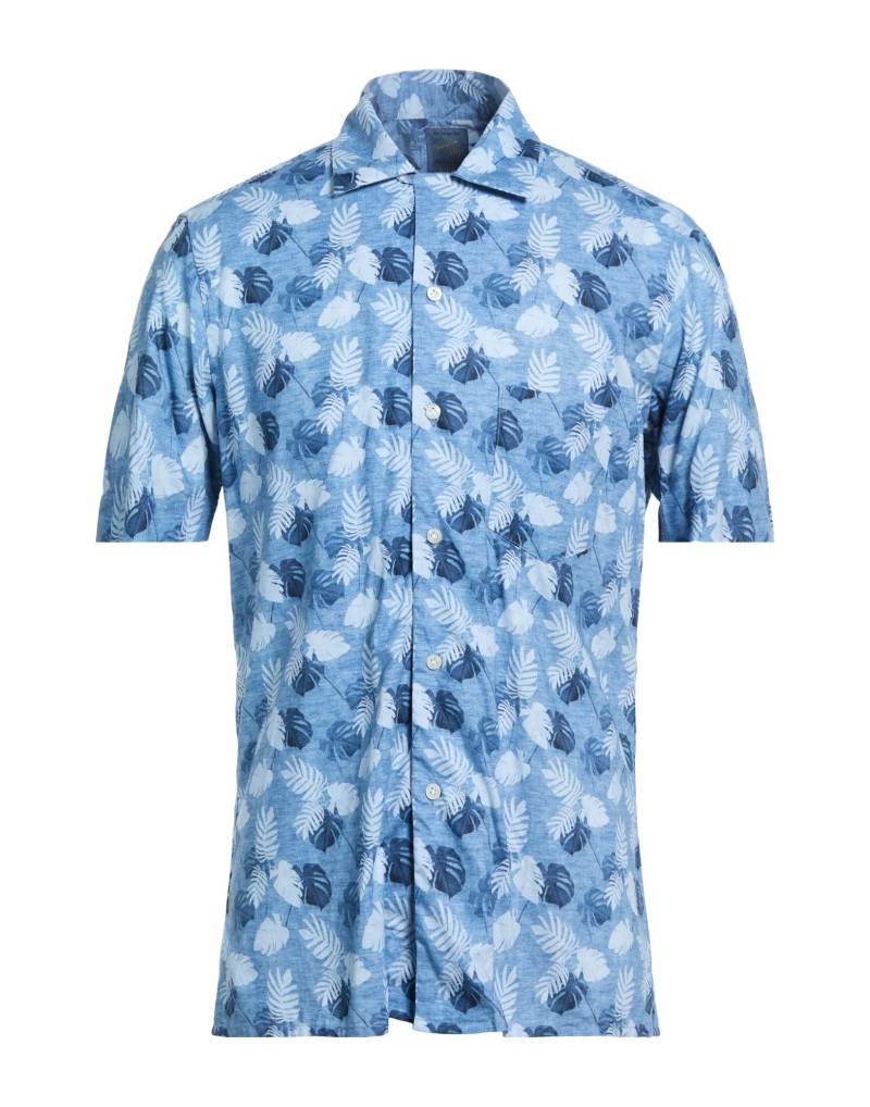 DANDYLIFE by BARBA Napoli Hemd Herren Blau von DANDYLIFE by BARBA Napoli