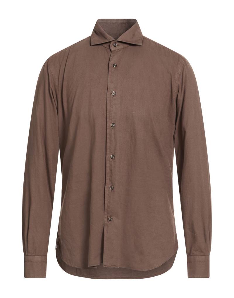 DANDYLIFE by BARBA Napoli Hemd Herren Braun von DANDYLIFE by BARBA Napoli