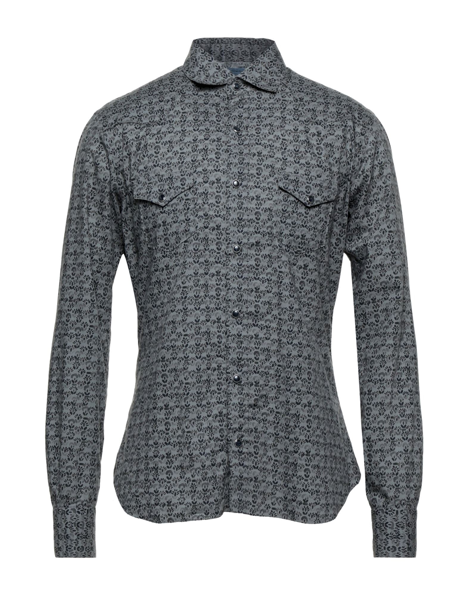 DANDYLIFE by BARBA Napoli Hemd Herren Grau von DANDYLIFE by BARBA Napoli