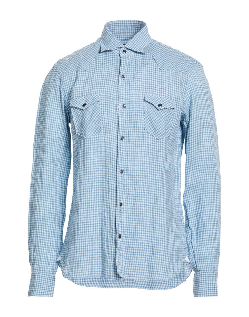 DANDYLIFE by BARBA Napoli Hemd Herren Hellblau von DANDYLIFE by BARBA Napoli