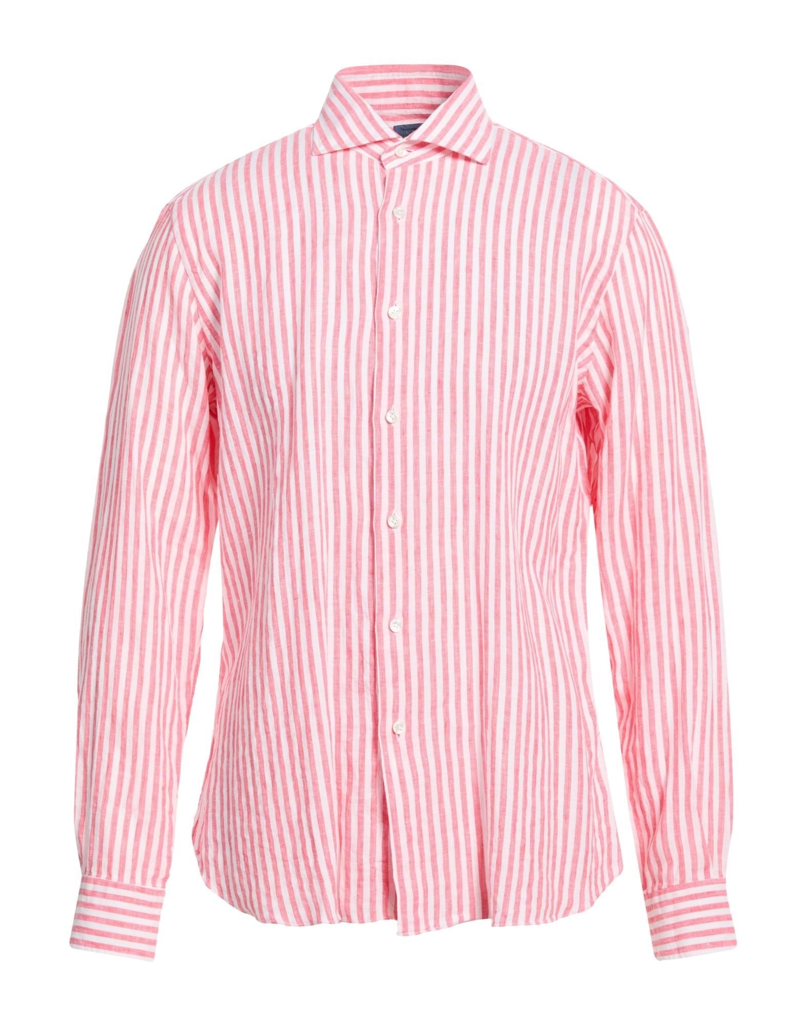 DANDYLIFE by BARBA Napoli Hemd Herren Koralle von DANDYLIFE by BARBA Napoli