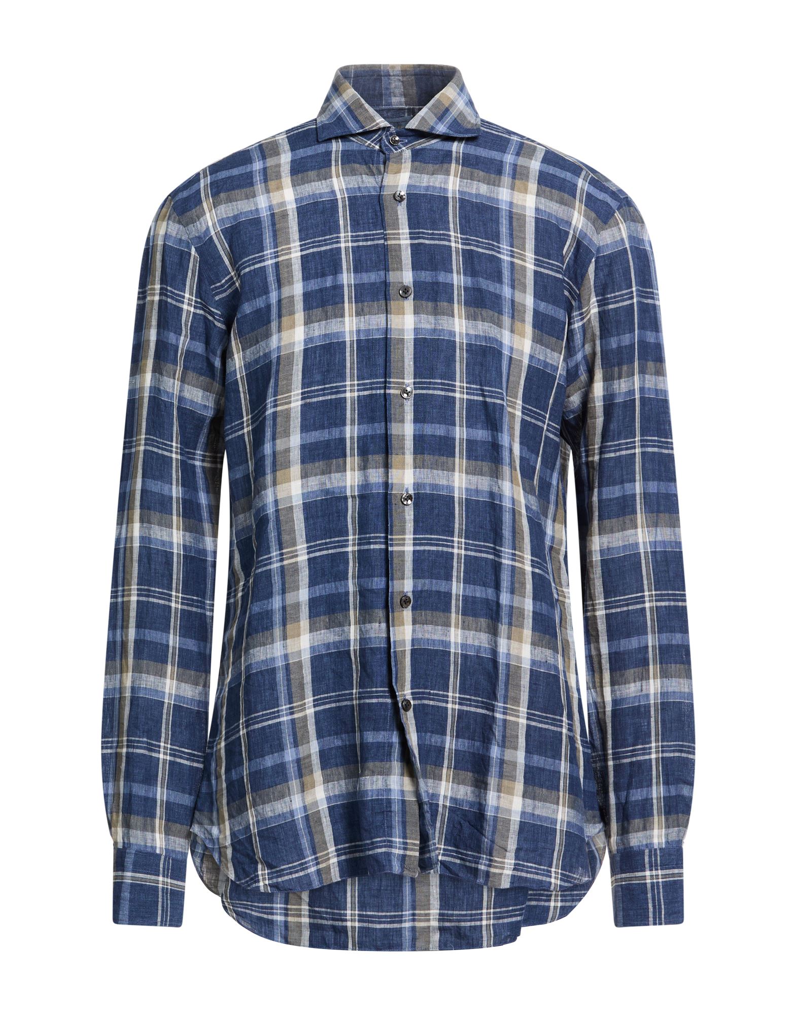 DANDYLIFE by BARBA Napoli Hemd Herren Marineblau von DANDYLIFE by BARBA Napoli