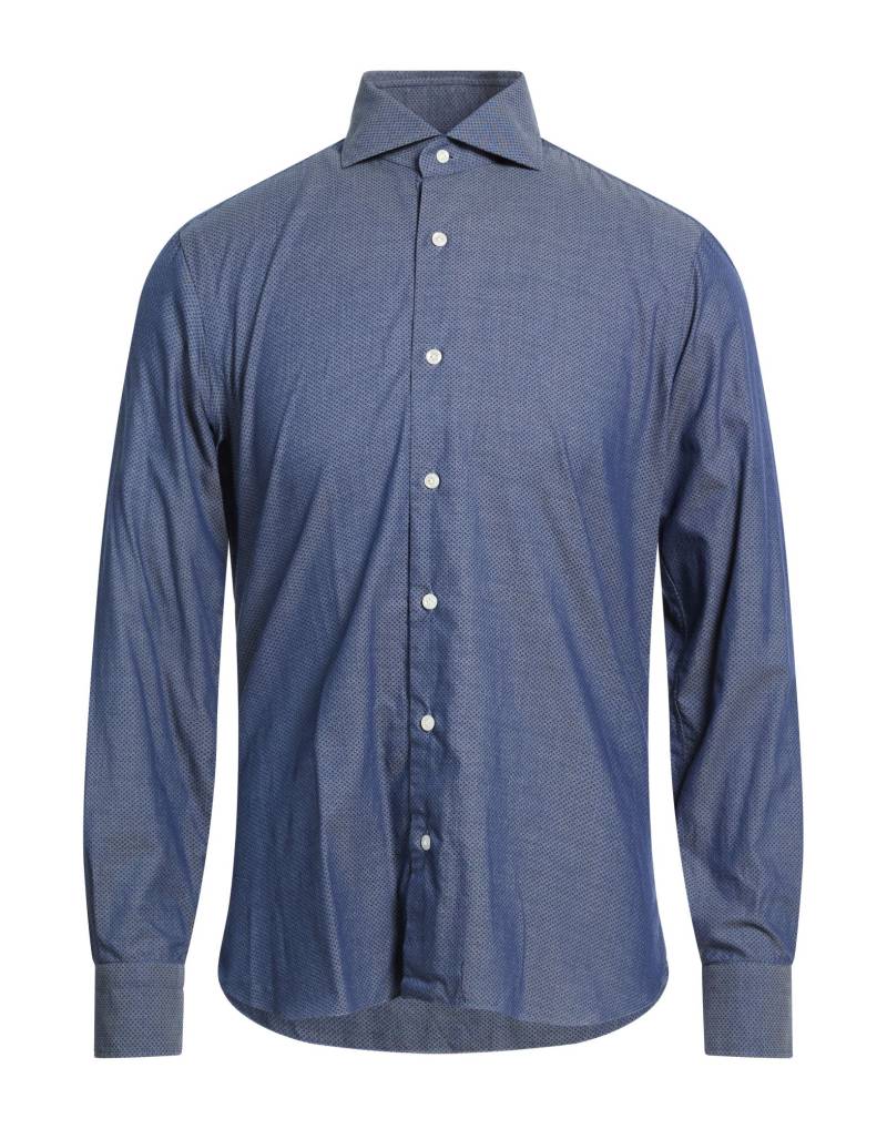 DANDYLIFE by BARBA Napoli Hemd Herren Marineblau von DANDYLIFE by BARBA Napoli