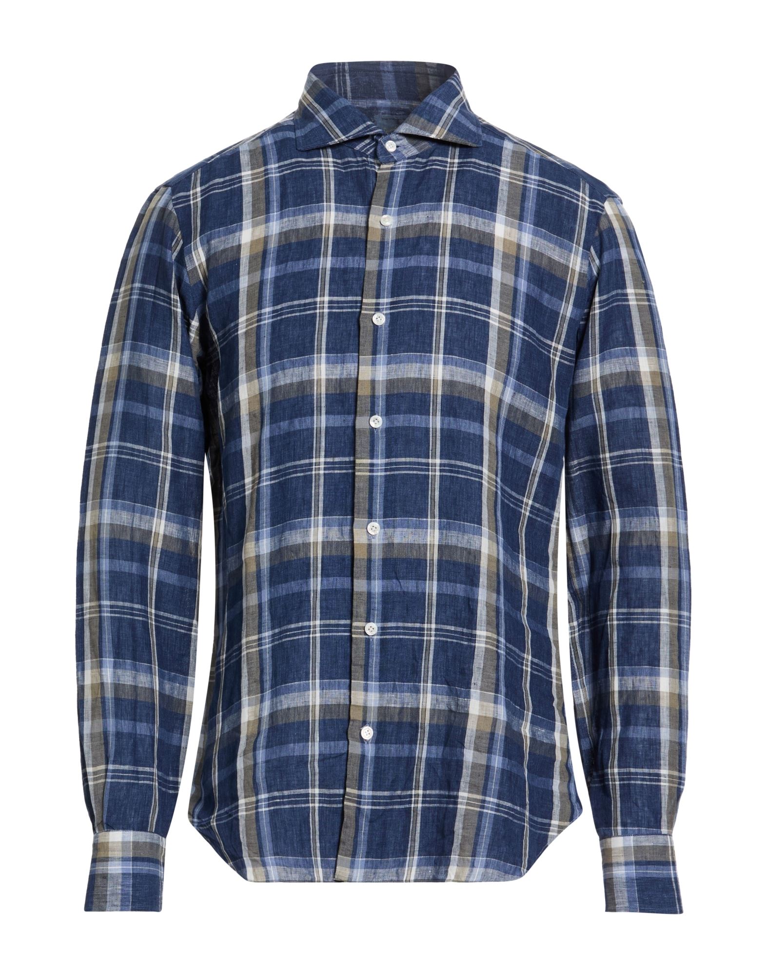 DANDYLIFE by BARBA Napoli Hemd Herren Marineblau von DANDYLIFE by BARBA Napoli