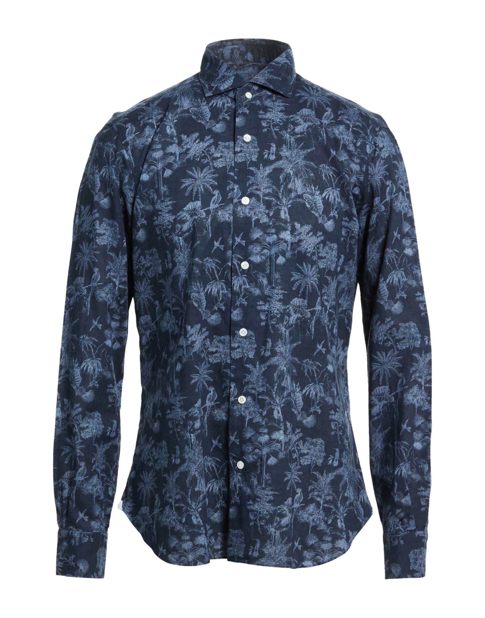 DANDYLIFE by BARBA Napoli Hemd Herren Marineblau von DANDYLIFE by BARBA Napoli