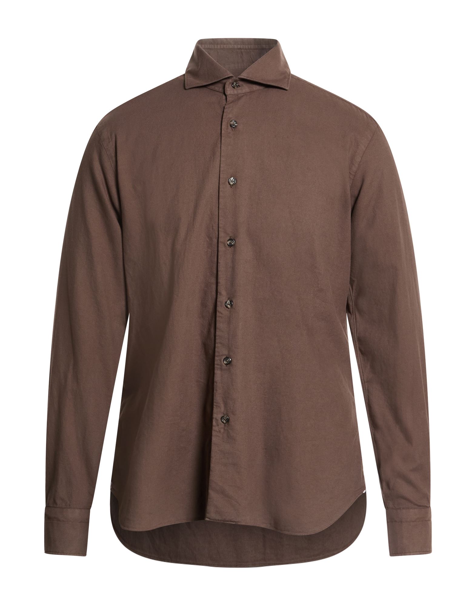 DANDYLIFE by BARBA Napoli Hemd Herren Schokobraun von DANDYLIFE by BARBA Napoli