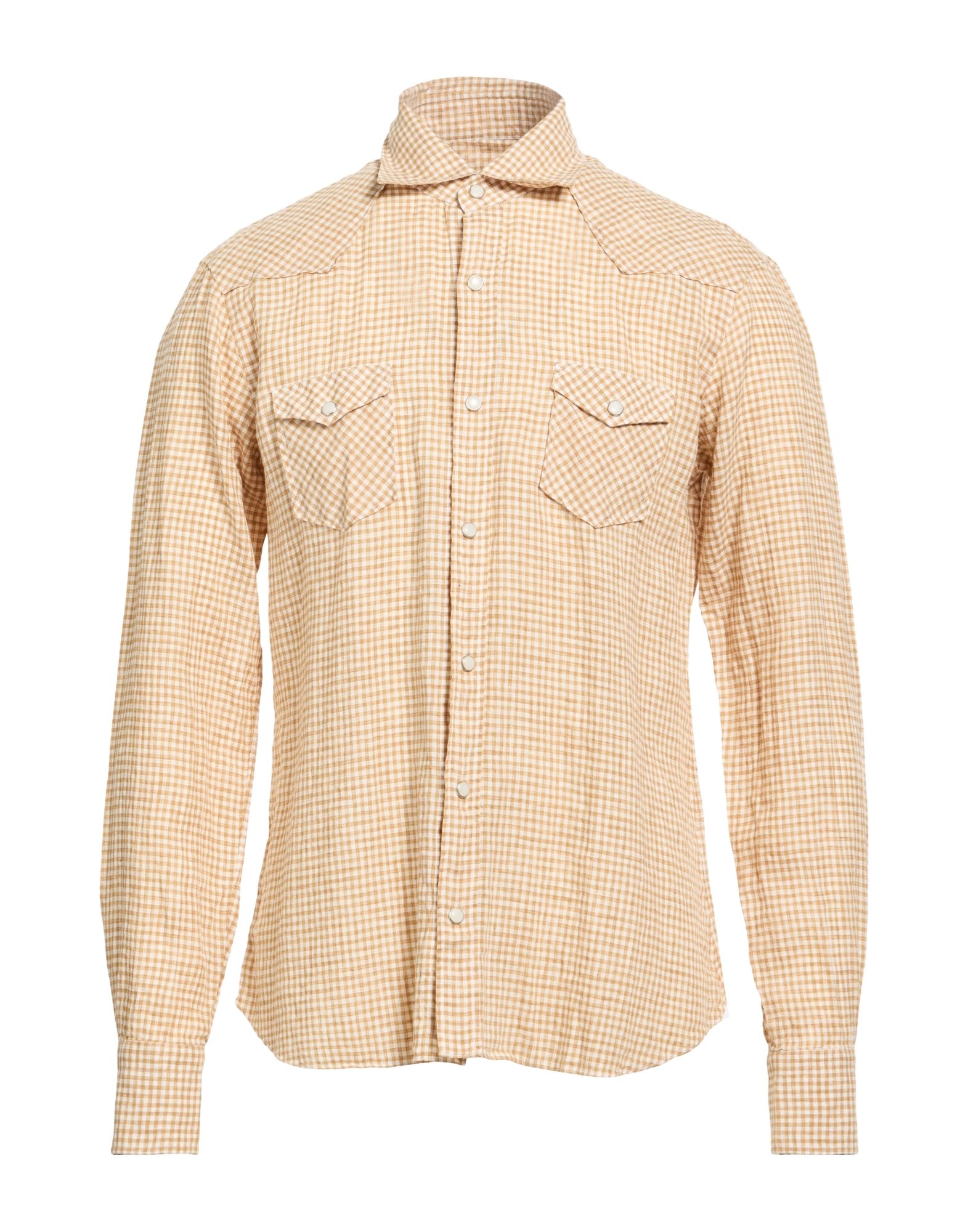 DANDYLIFE by BARBA Napoli Hemd Herren Senf von DANDYLIFE by BARBA Napoli