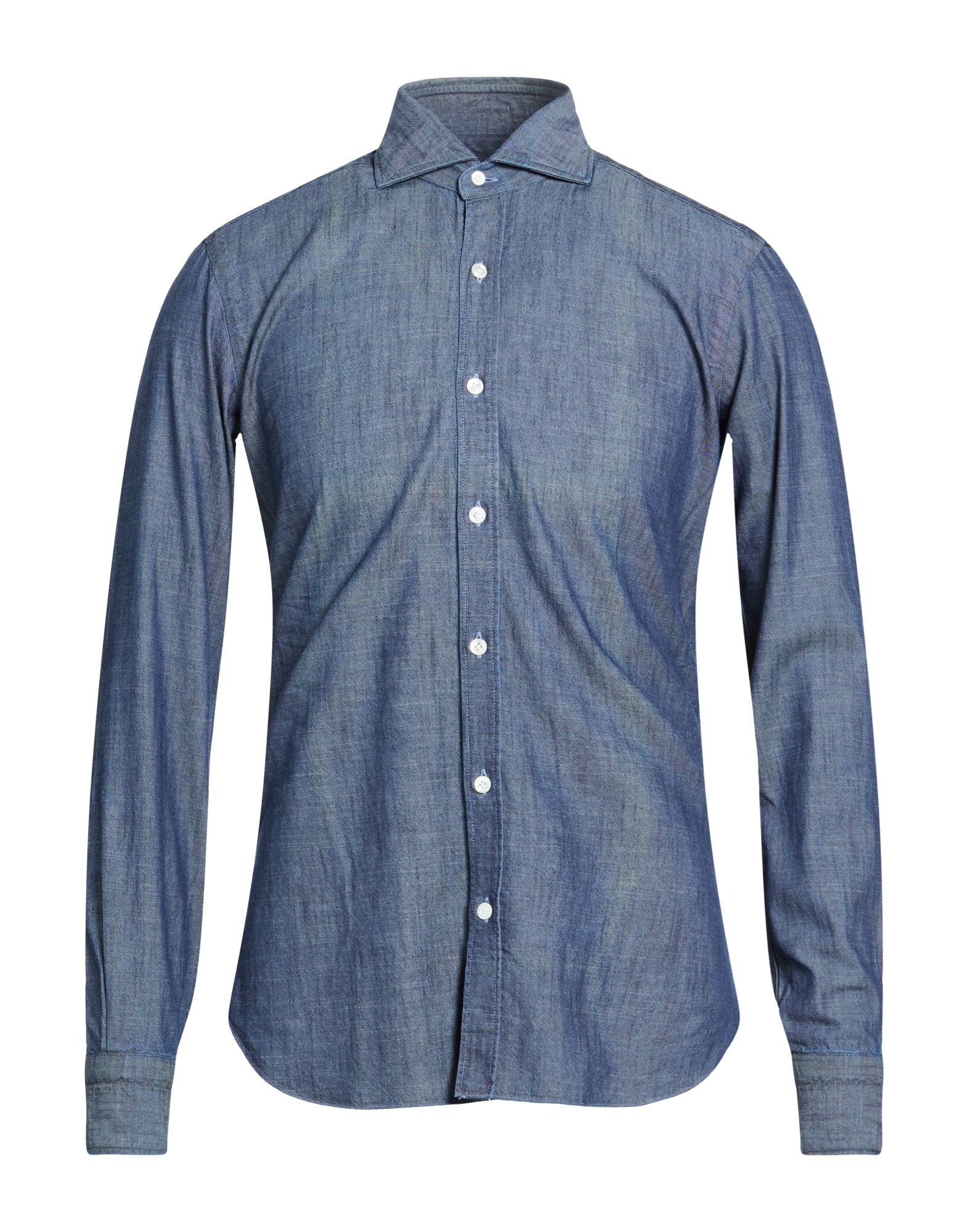 DANDYLIFE by BARBA Napoli Jeanshemd Herren Blau von DANDYLIFE by BARBA Napoli