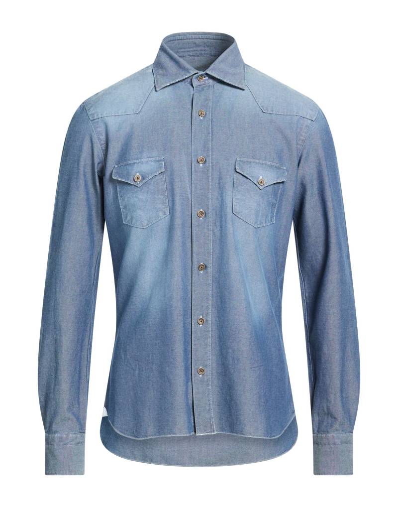 DANDYLIFE by BARBA Napoli Jeanshemd Herren Blau von DANDYLIFE by BARBA Napoli