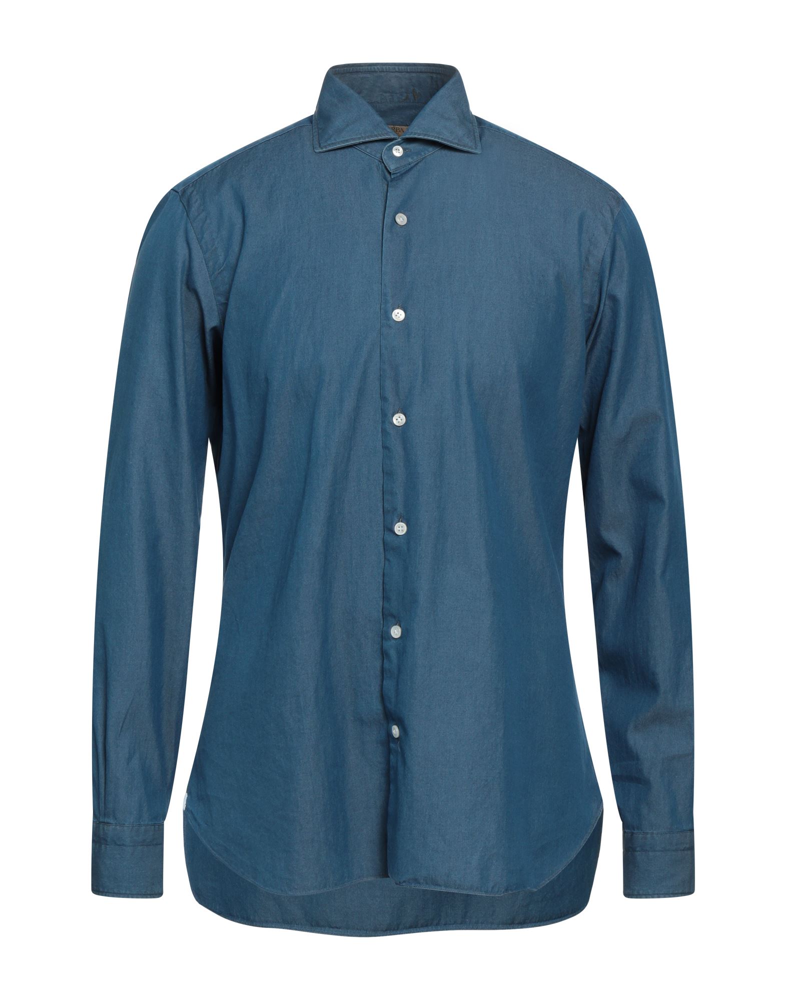 DANDYLIFE by BARBA Napoli Jeanshemd Herren Blau von DANDYLIFE by BARBA Napoli