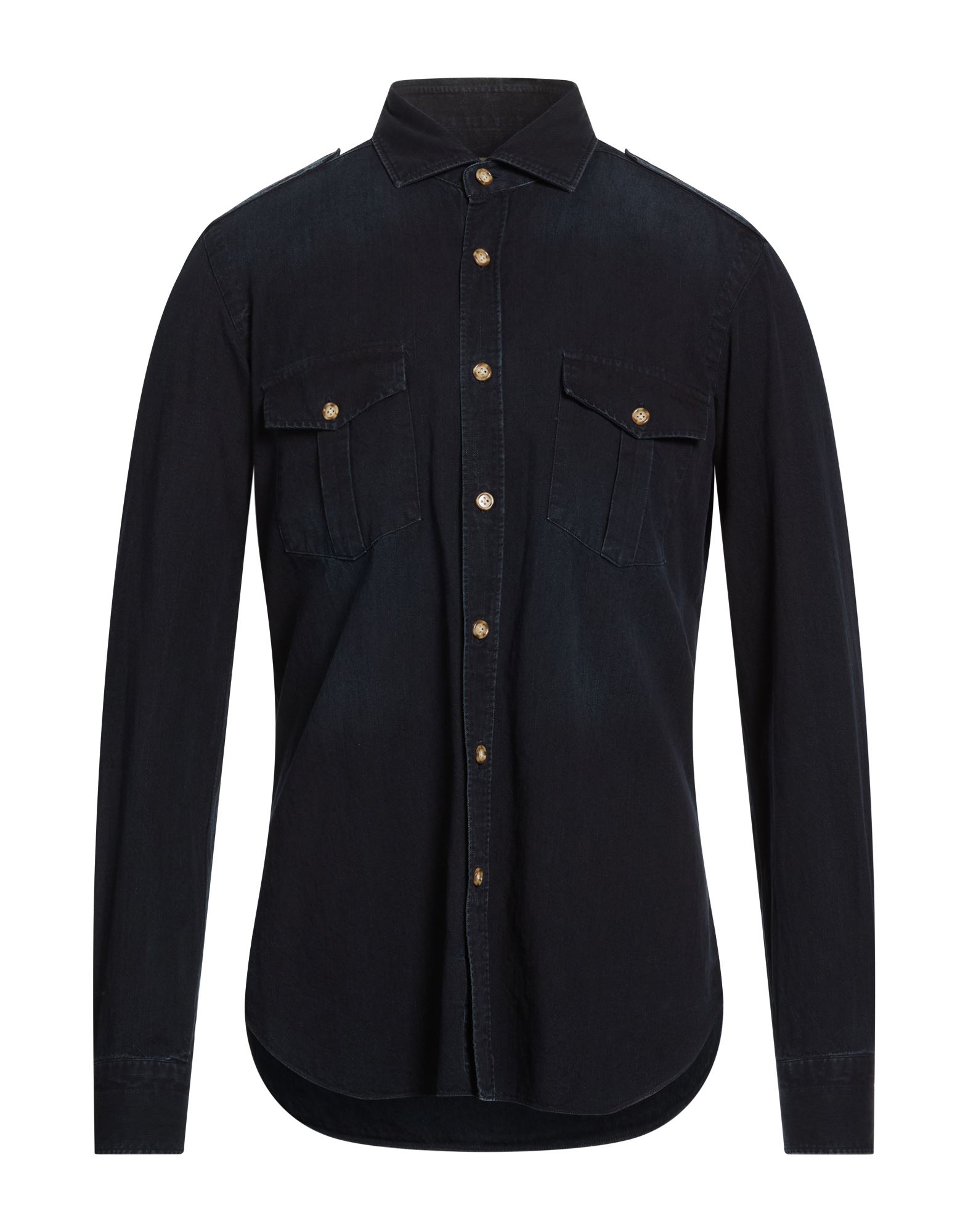 DANDYLIFE by BARBA Napoli Jeanshemd Herren Nachtblau von DANDYLIFE by BARBA Napoli