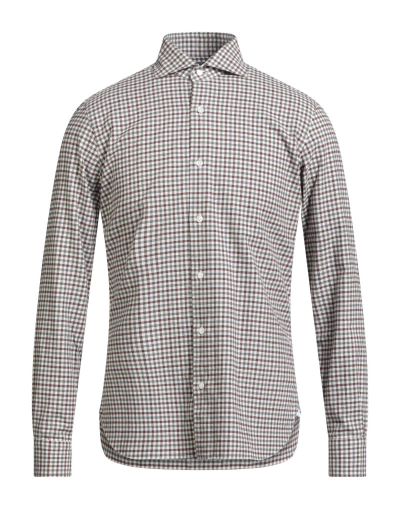 DANDYLIFE by BARBA Hemd Herren Dunkelbraun von DANDYLIFE by BARBA