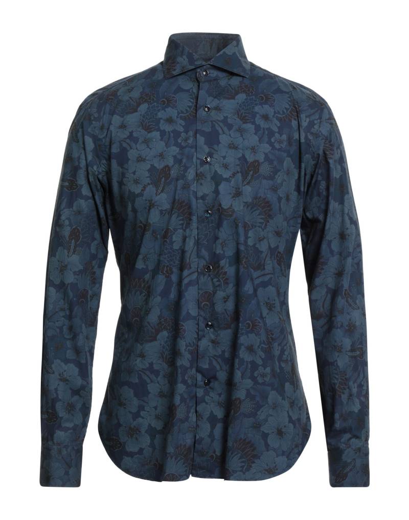 DANDYLIFE by BARBA Napoli Hemd Herren Marineblau von DANDYLIFE by BARBA Napoli