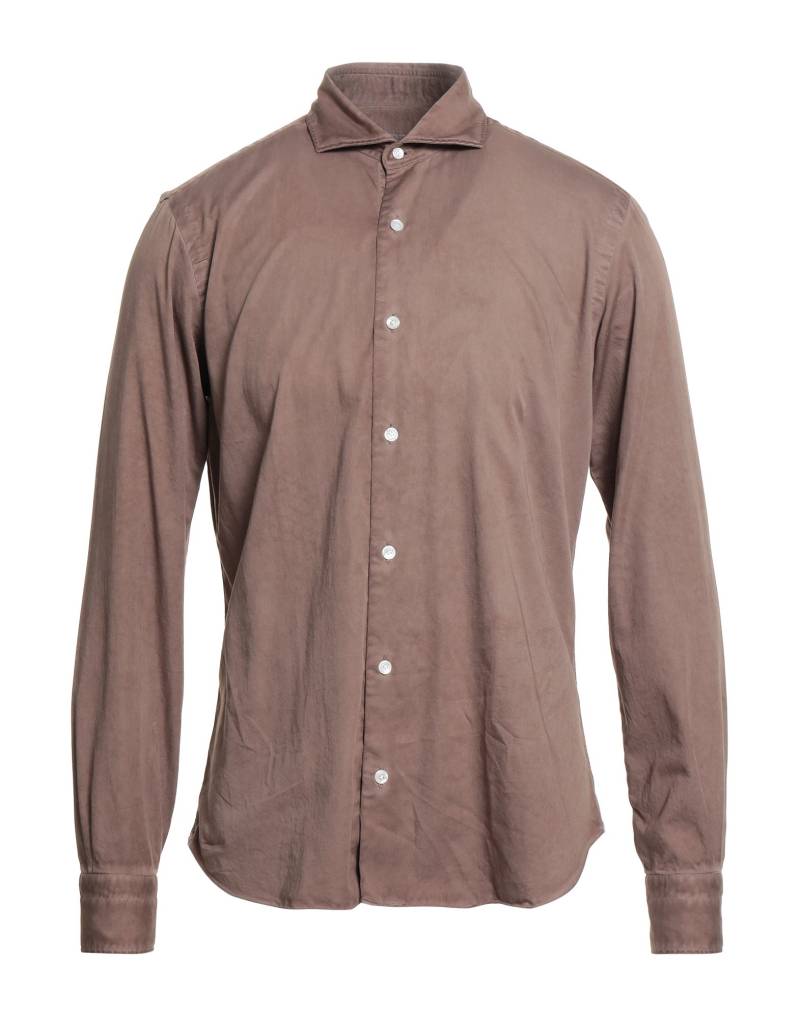 DANDYLIFE by BARBA Hemd Herren Maulwurfsgrau von DANDYLIFE by BARBA