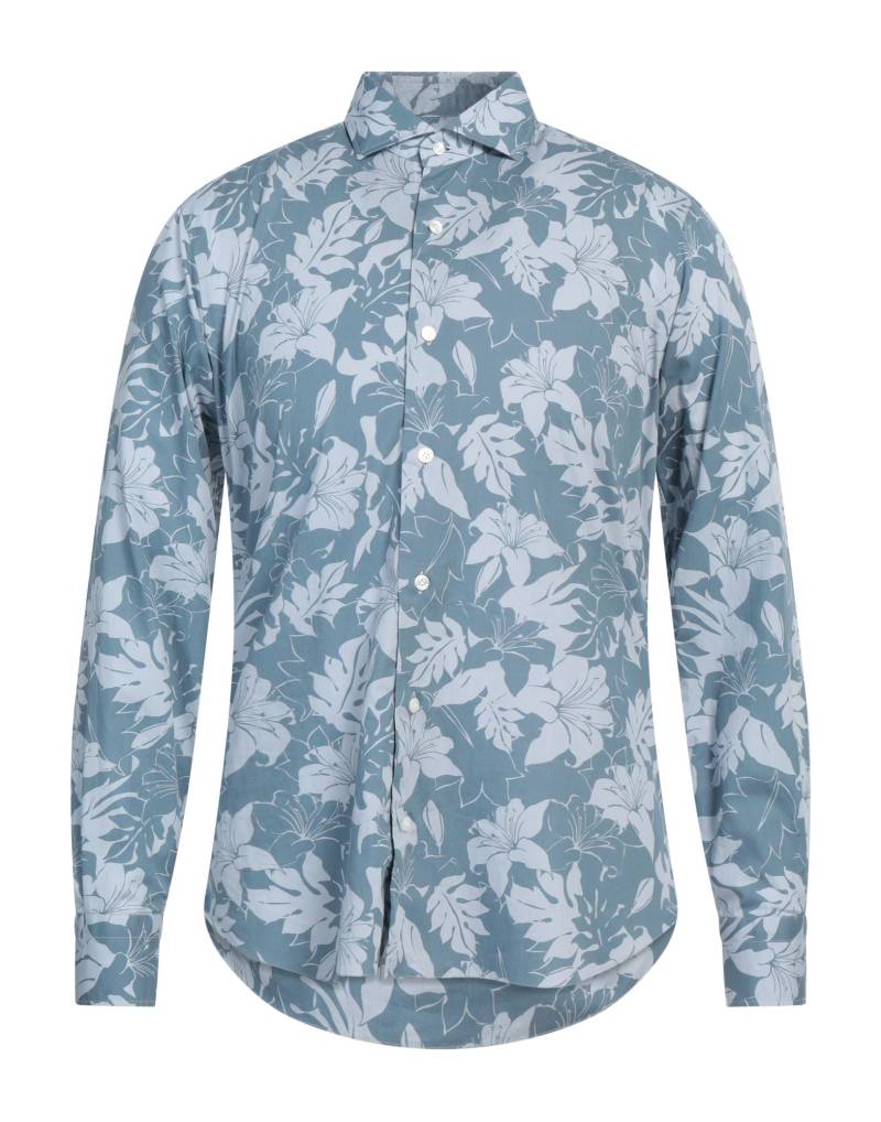 DANDYLIFE by BARBA Napoli Hemd Herren Taubenblau von DANDYLIFE by BARBA Napoli