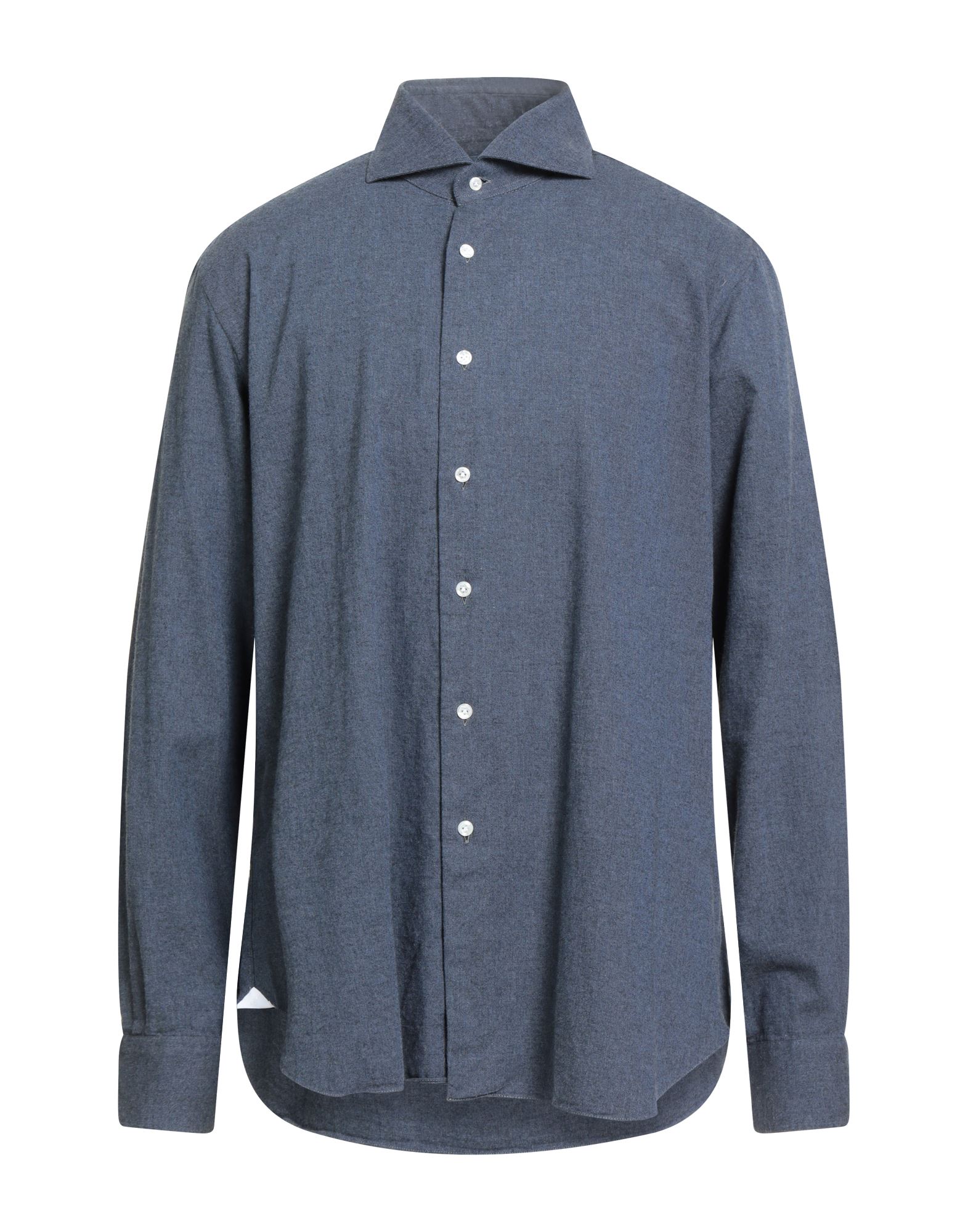 DANDYLIFE by BARBA Hemd Herren Taubenblau von DANDYLIFE by BARBA