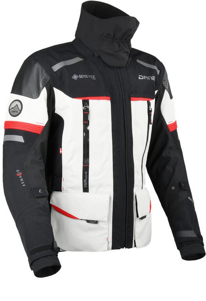 DANE Motorradjacke Bornholm Pro wasserdichte Motorrad Textiljacke von DANE