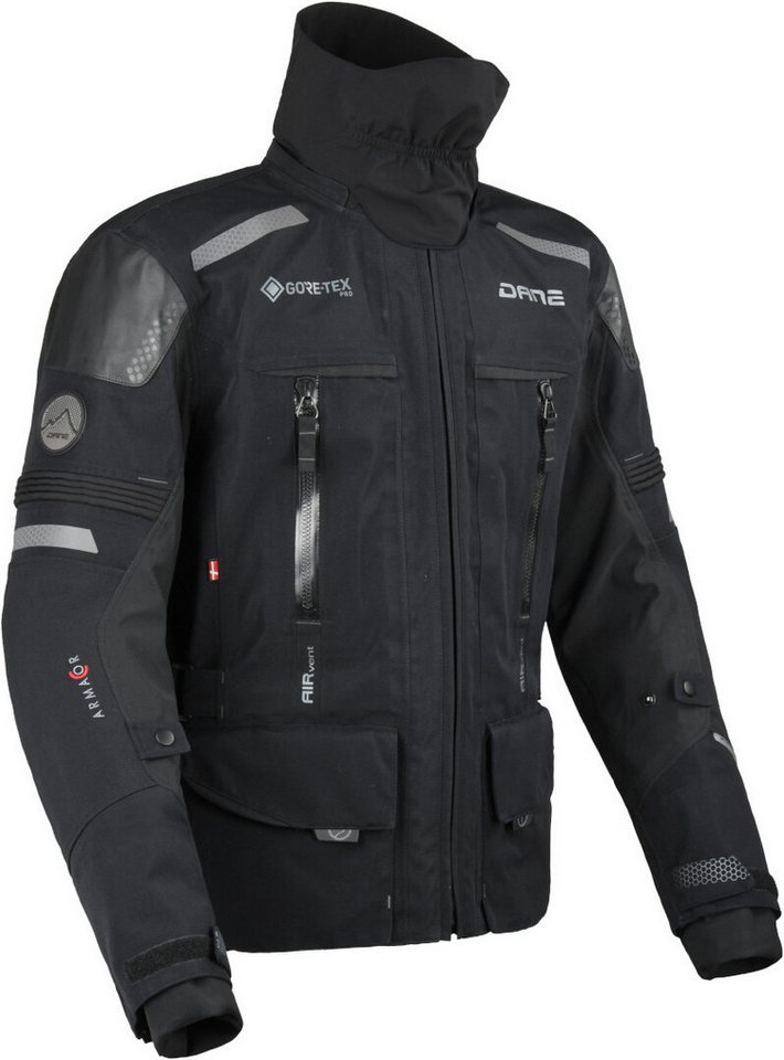 DANE Motorradjacke Bornholm Pro wasserdichte Motorrad Textiljacke von DANE