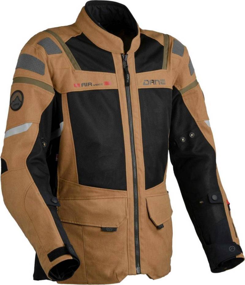 DANE Motorradjacke Sundby 2 Mesh Motorrad Textiljacke Rückenprotektor vorbereitet,Verbindungsreißverschluss,Ellenbogenp von DANE