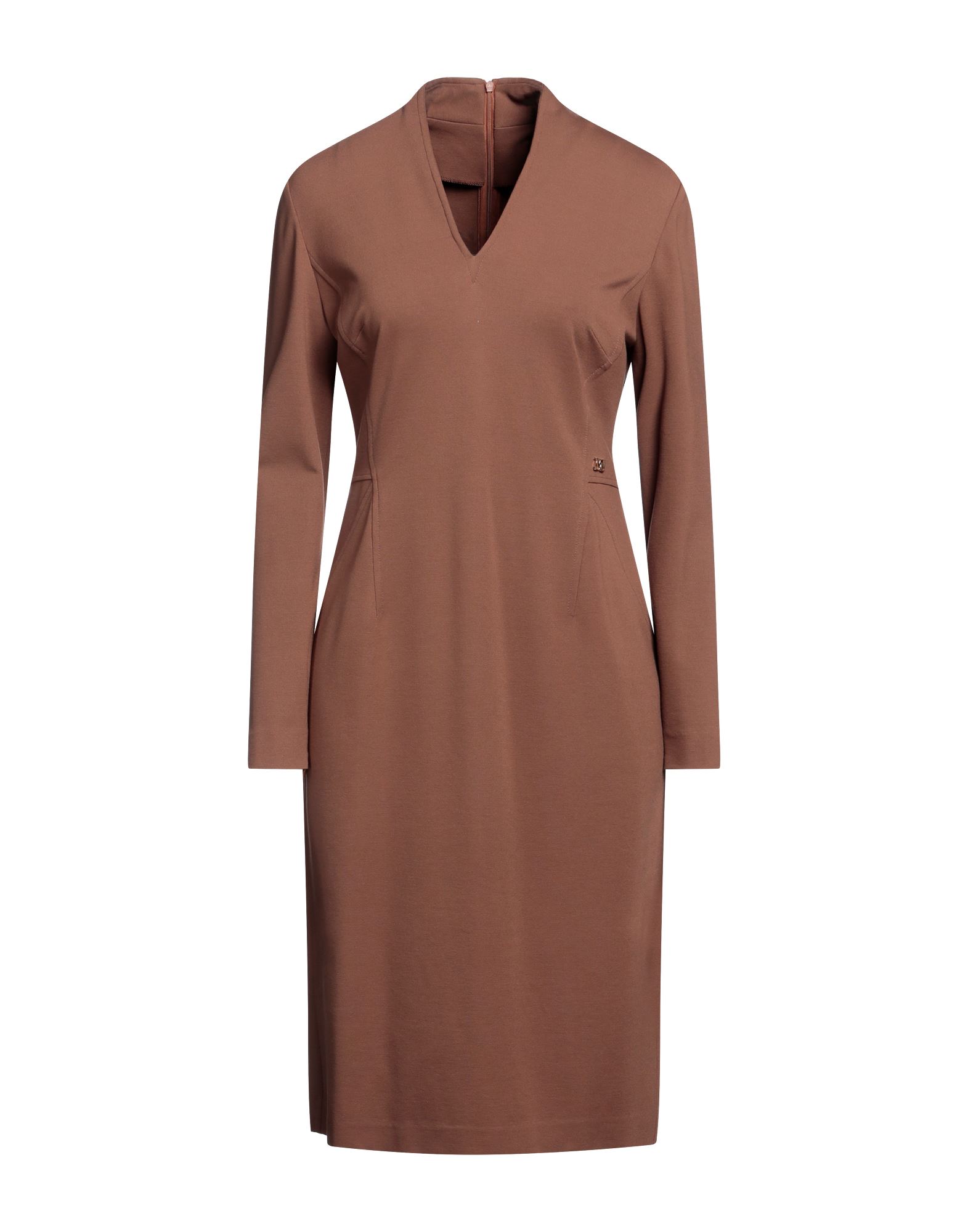 DANIELA DREI Midi-kleid Damen Braun von DANIELA DREI