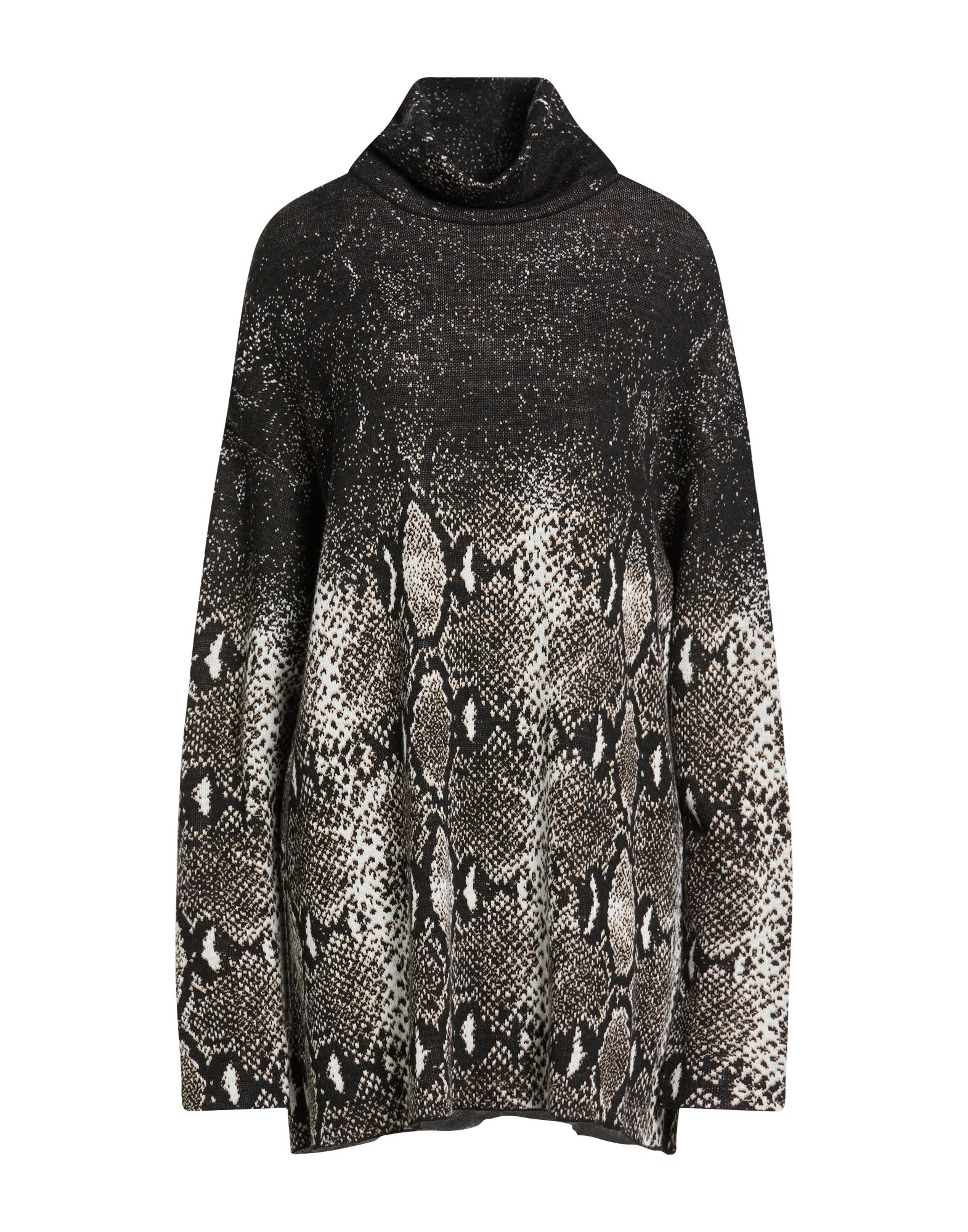 DANIELA DREI Rollkragenpullover Damen Schwarz von DANIELA DREI