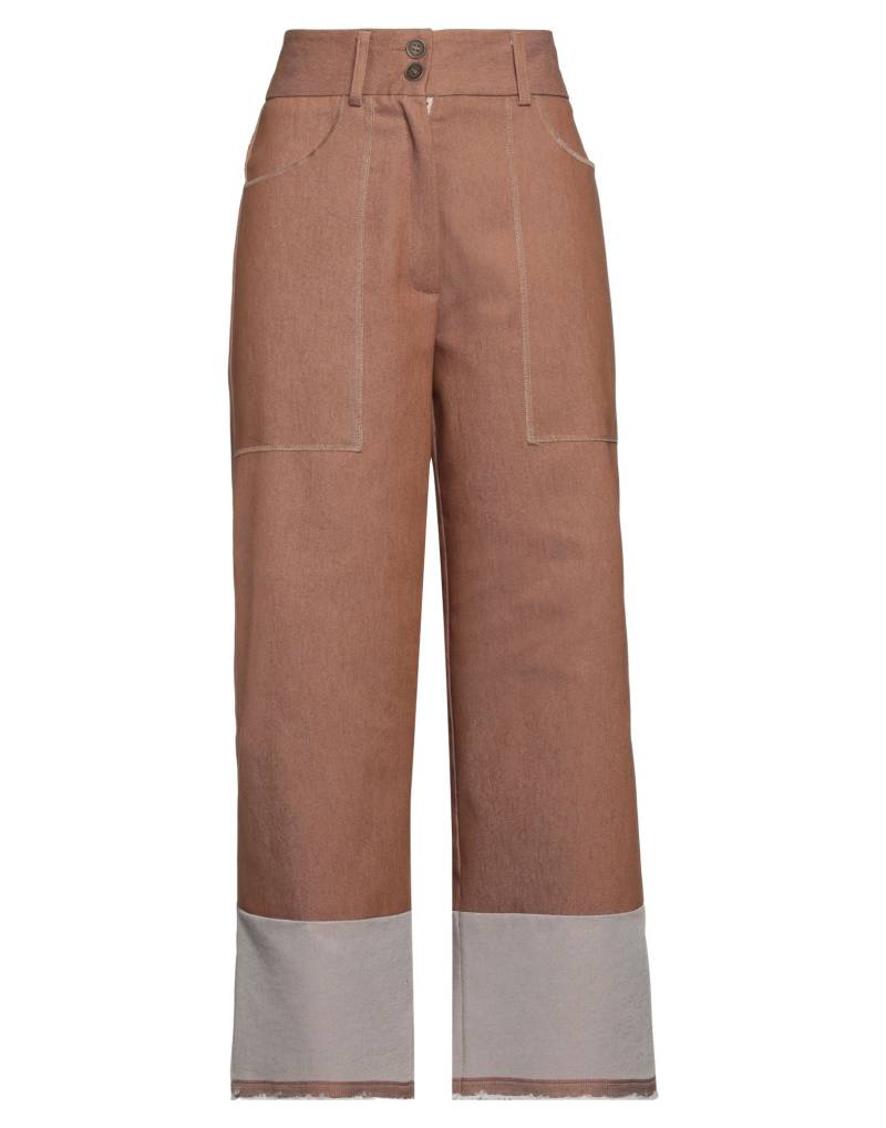 DANIELAPI Hose Damen Kamel von DANIELAPI