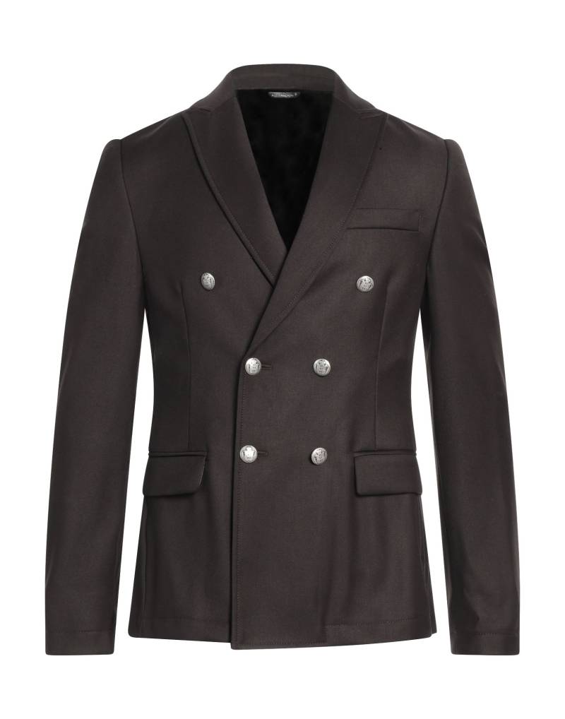 DANIELE ALESSANDRINI HOMME Blazer Herren Dunkelbraun von DANIELE ALESSANDRINI HOMME