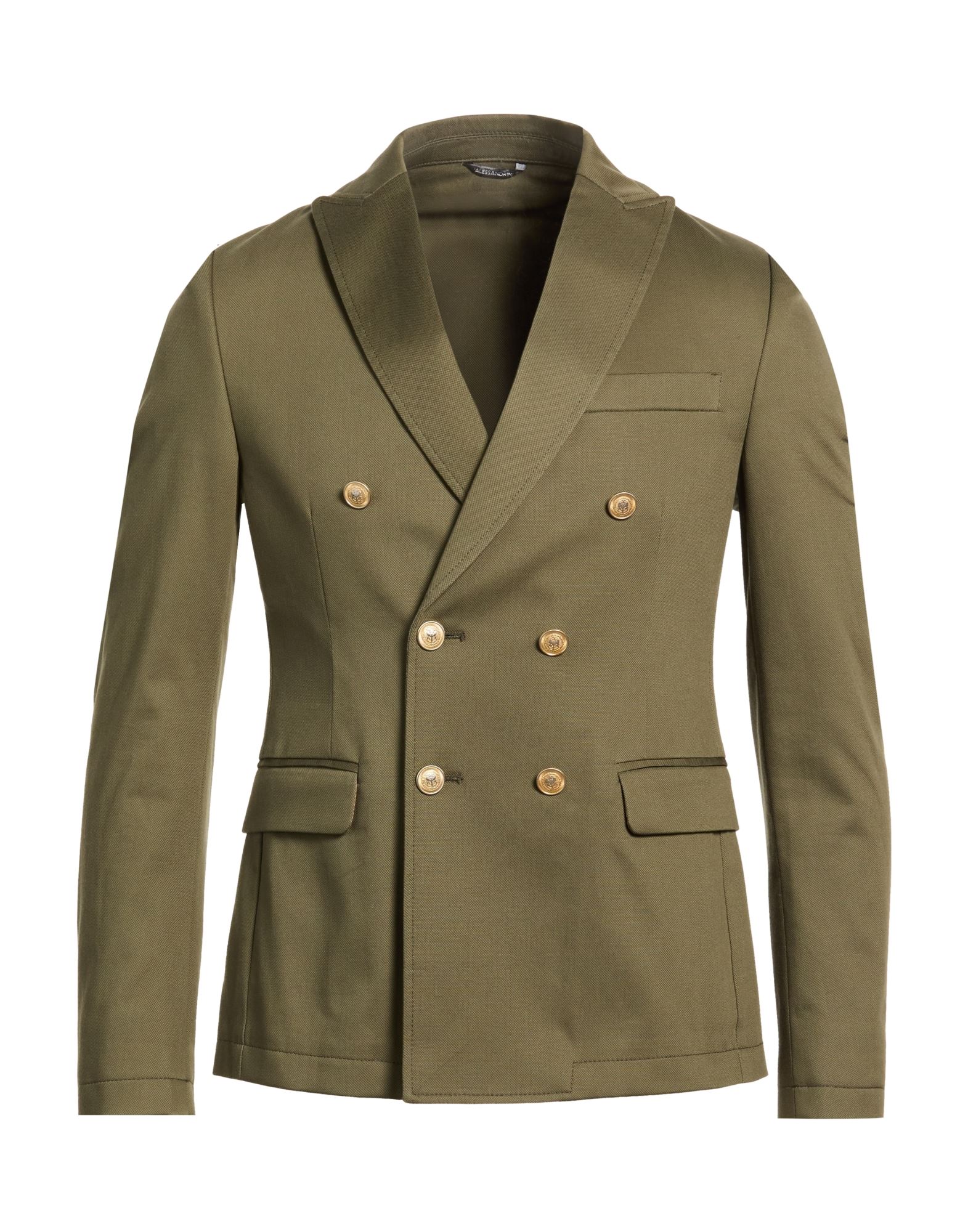 DANIELE ALESSANDRINI HOMME Blazer Herren Militärgrün von DANIELE ALESSANDRINI HOMME