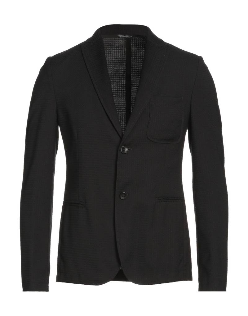 DANIELE ALESSANDRINI HOMME Blazer Herren Schwarz von DANIELE ALESSANDRINI HOMME