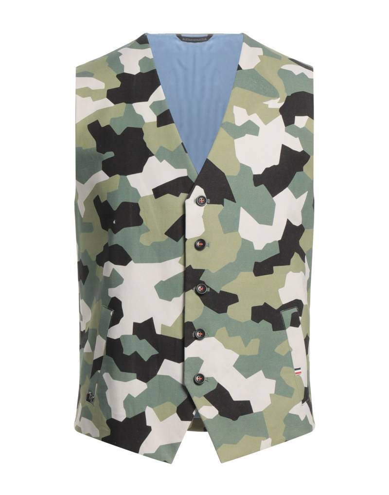 DANIELE ALESSANDRINI HOMME Couture-weste Herren Militärgrün von DANIELE ALESSANDRINI HOMME