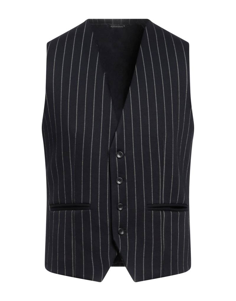 DANIELE ALESSANDRINI HOMME Couture-weste Herren Nachtblau von DANIELE ALESSANDRINI HOMME